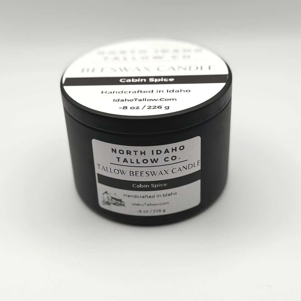 Cabin Spice Tallow Beeswax Candle
