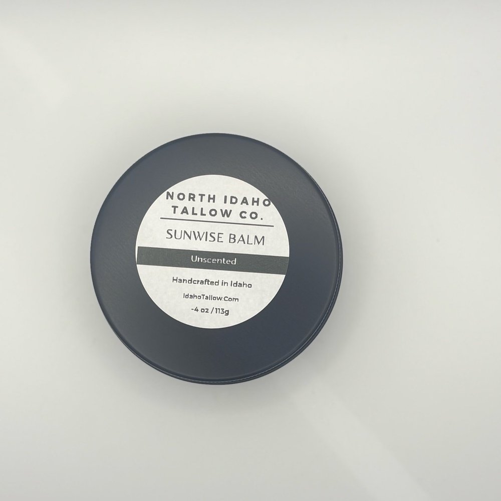 Sunwise Unscented Tallow Balm 4oz