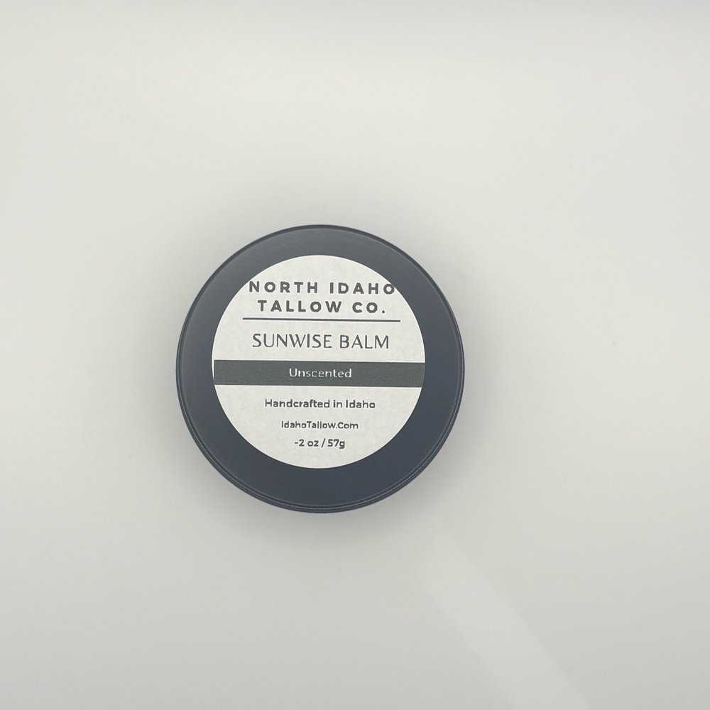 Sunwise Unscented Tallow Balm 2oz
