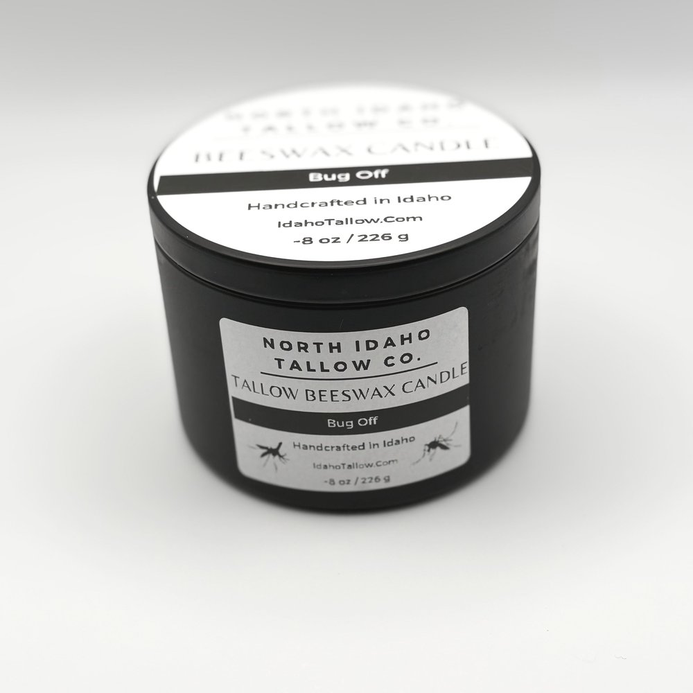 Bug Off Tallow Beeswax Candle